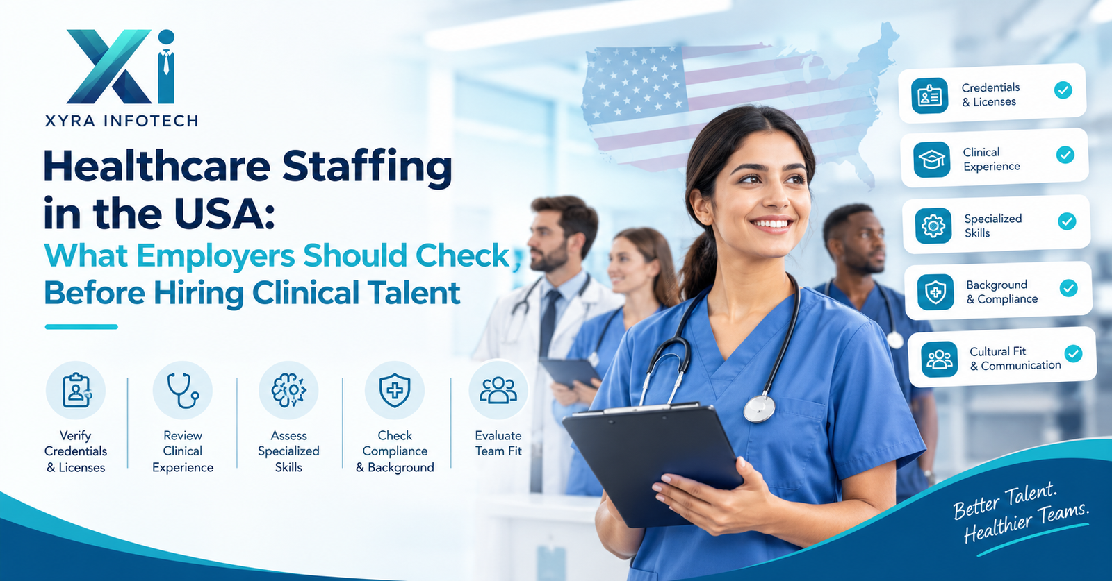 Healthcare Staffing in the USA: What Employers Should Check Before Hiring Clinical Talent
